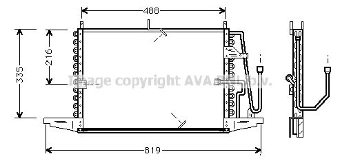 AVA QUALITY COOLING Kondensators, Gaisa kond. sistēma FD5240